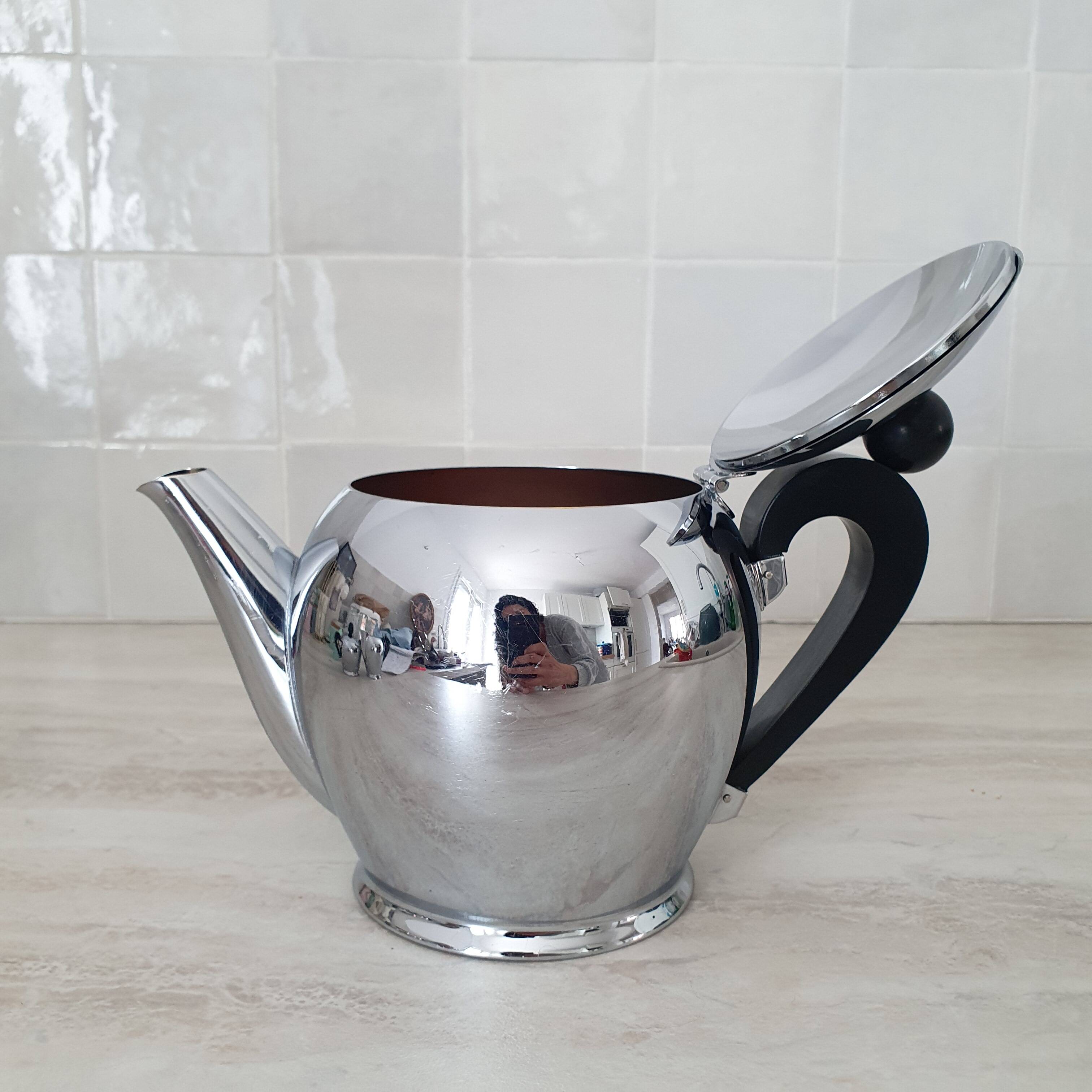 Service à café - thé collection bombé en inox 18/10, Alfra Alessi