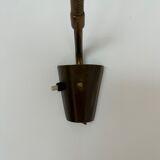 Pair of Brass and Opaline Glass Mid-Century Swedish Wall Lights