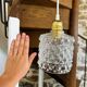 Modern vintage glass globe pendant light