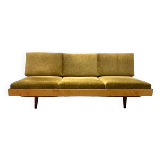 Jitona sofa bed, vintage czech 1960s