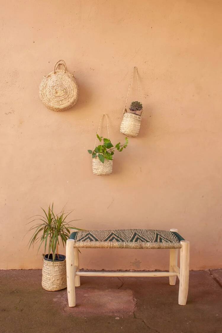Contemporary Moroccan bench