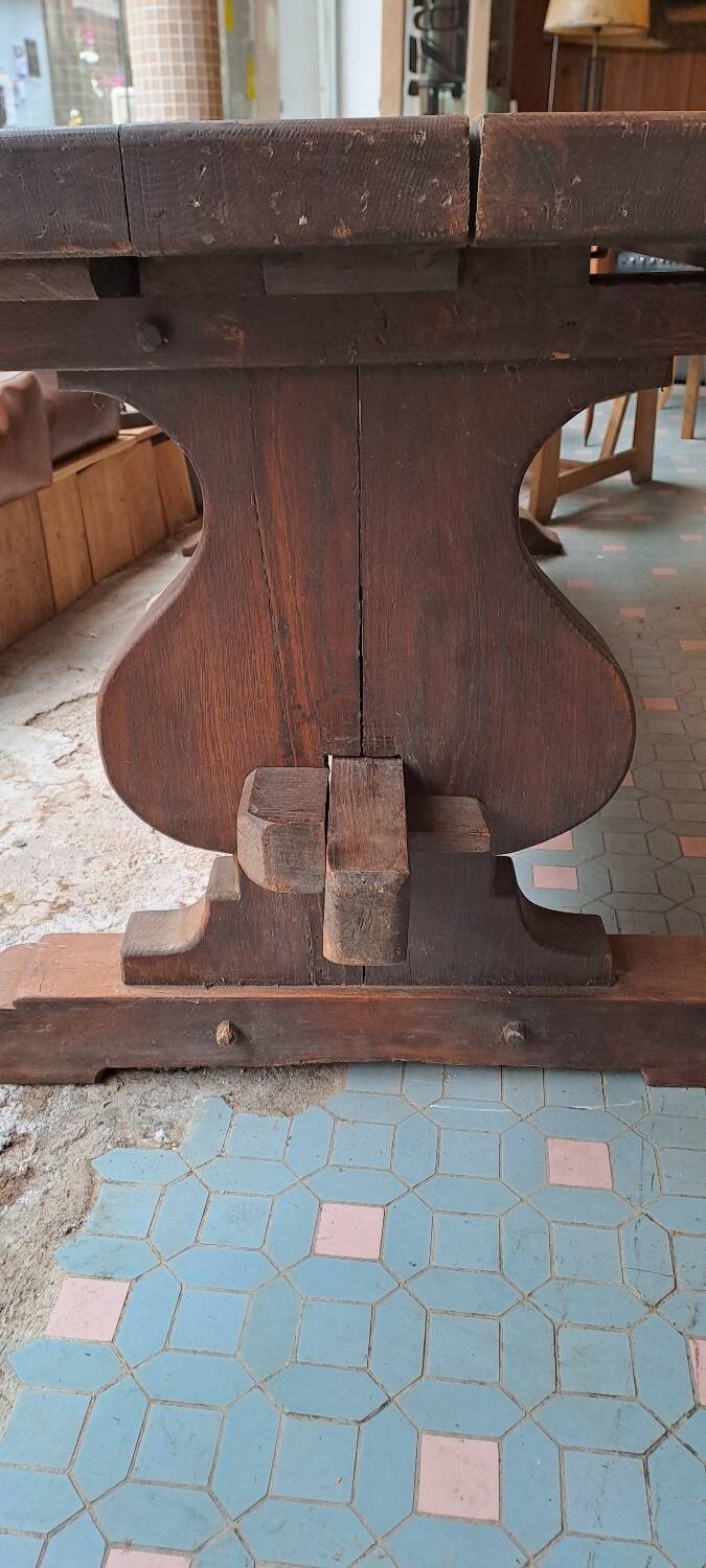 Monastery table early 20th century oak