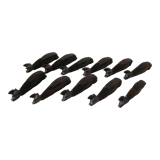 Service of 11 knife rests covered carved wood shape pig animal deco table