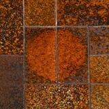 Scandinavian coffee table in rosewood and ceramic