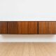 Poul Cadovius Floating Wall Mounted Rosewood Sideboard By CADO, 1960s.