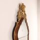 Neoclassical antique mirror in walnut, Italy, 18th century.
