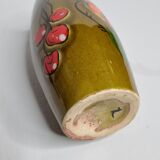 Vintage vase decorated with fruit and flowers hand-painted 20 cm