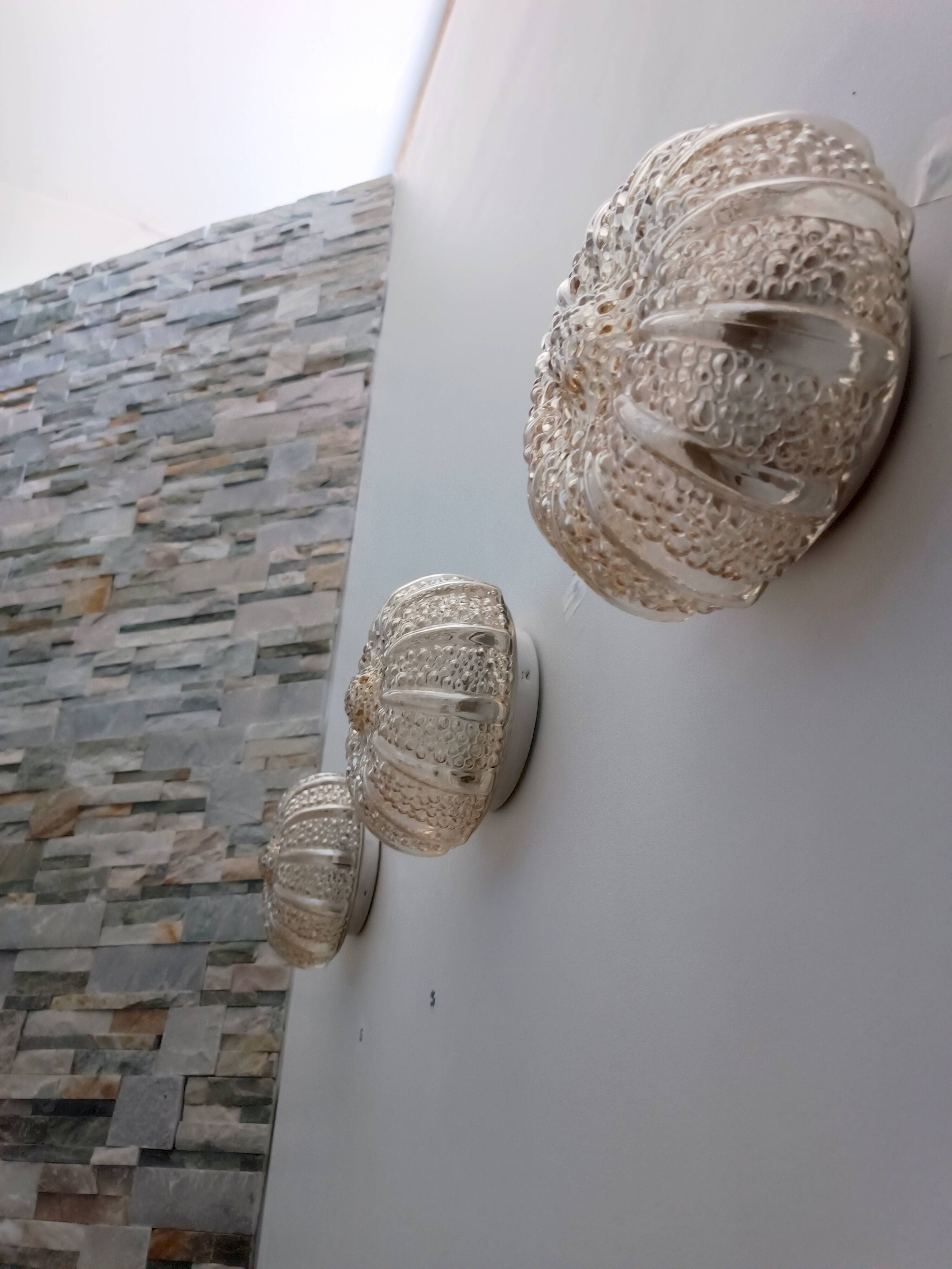 Bubble wall lights by Helena Tynell for G. Limburg 1970s