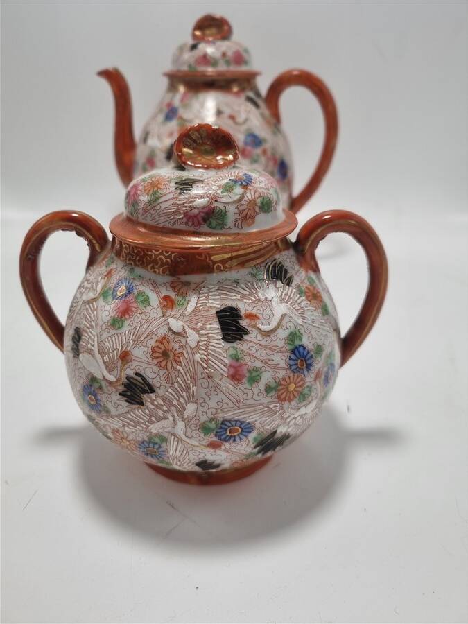Antique Japanese tea set