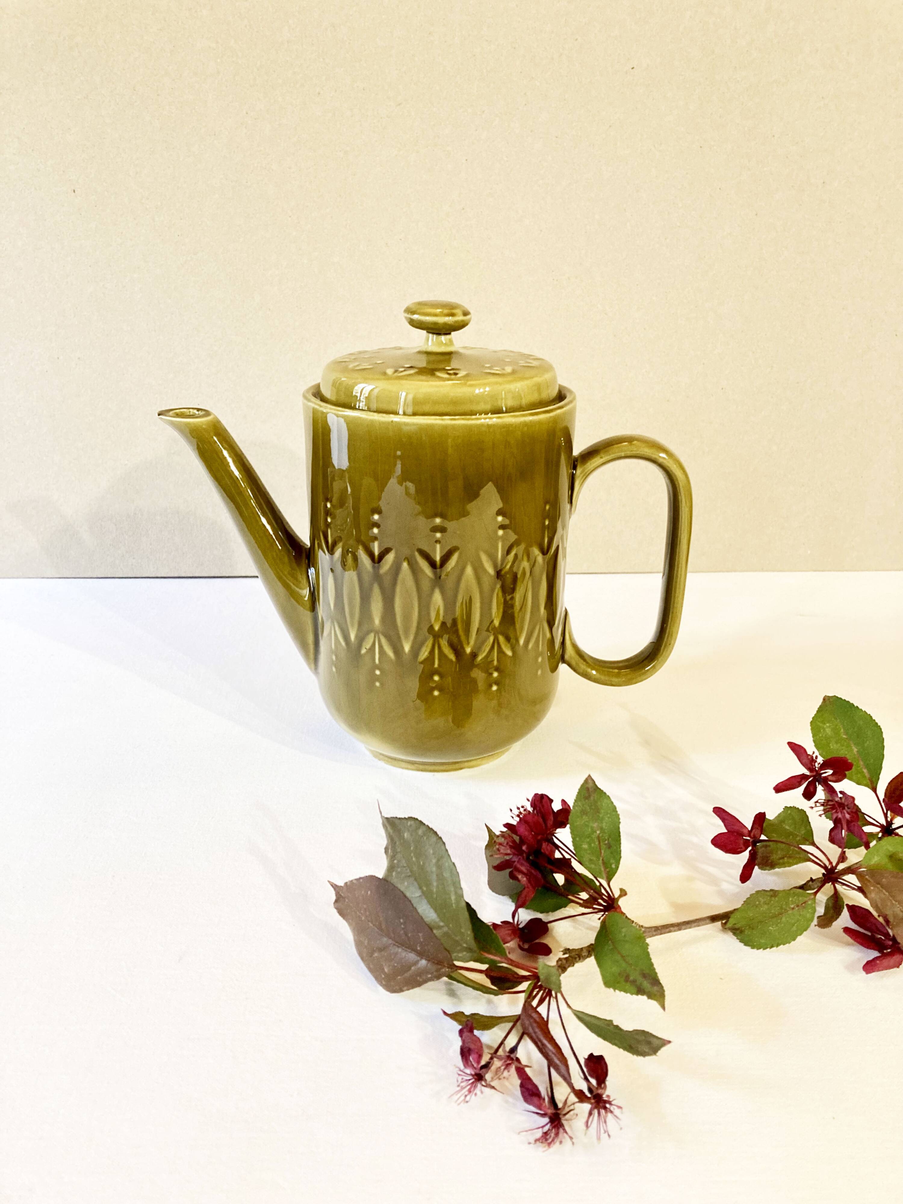 Sarreguemines ceramic coffee maker