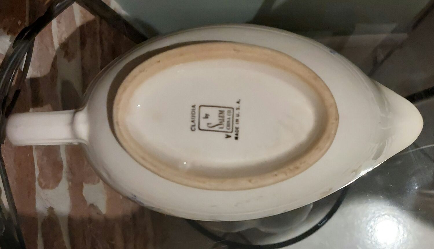 Claudia old gravy boat