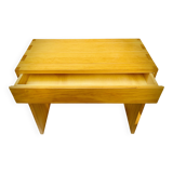 Curled pine desk by Roland Haeusler for Maison Regain circa 1970