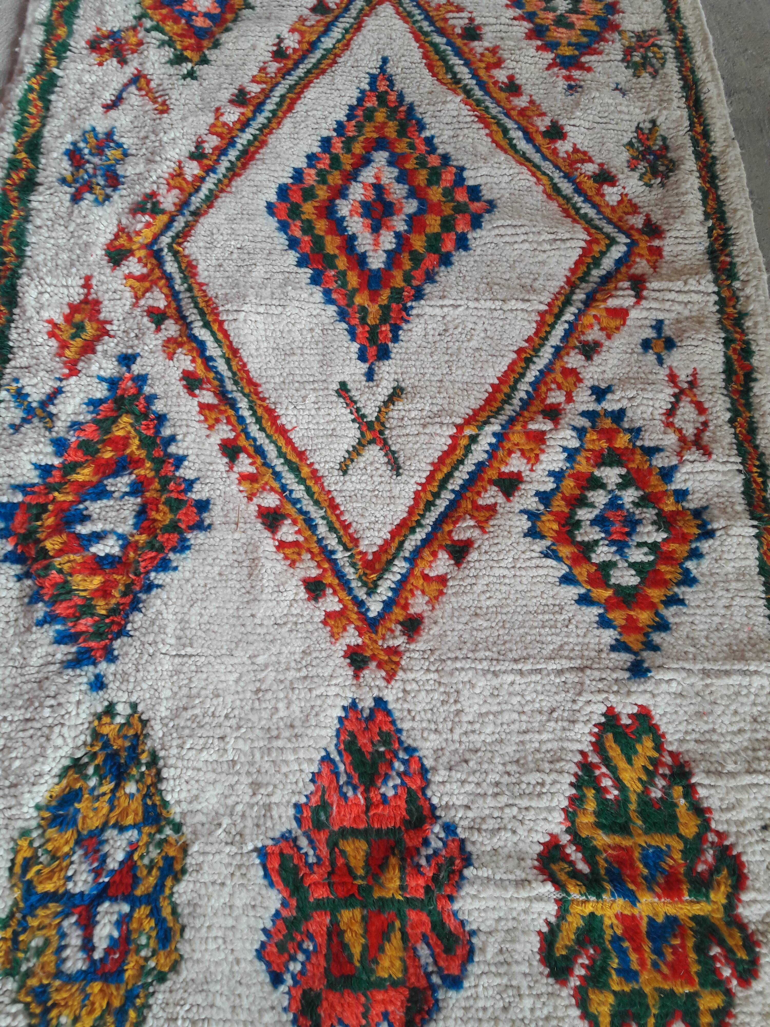 Berber handmade carpet - 280x115