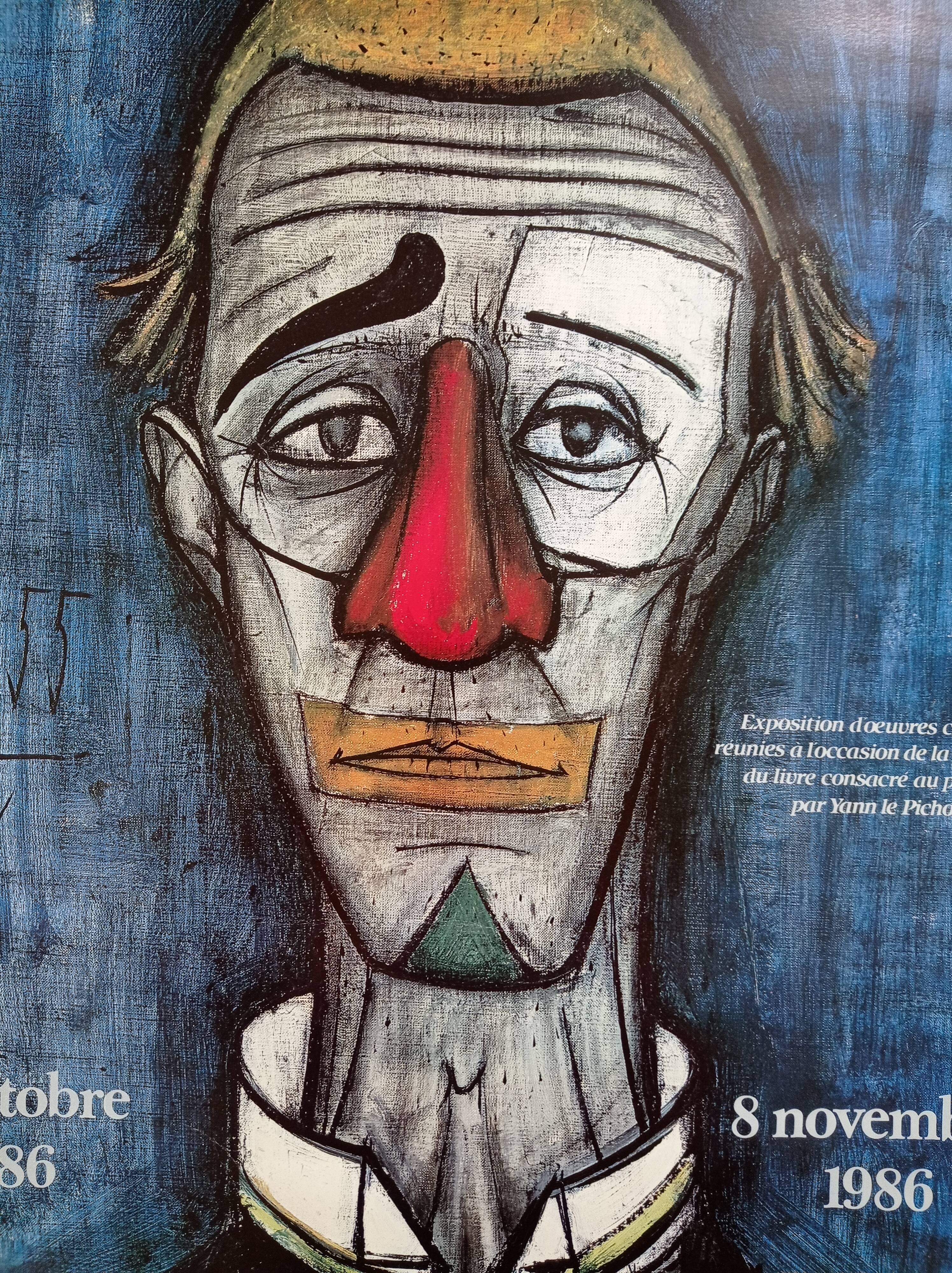 Poster exhibition Bernard Buffet at the Gallery Christiane Vallé 1986