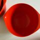 Set of 3 pull-out salad bowls Rosti Denmark Scandinavian design 1970