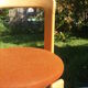 Pair of chairs in fabric orange Bruno Rey