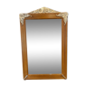 Art Deco mirror in beveled wood 104x66