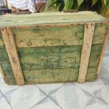 Old wooden chest - industrial decor....