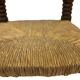 Vintage French wicker chair Charles Dudouyt Design