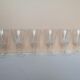 Service 24 pieces vintage foot glasses 70s