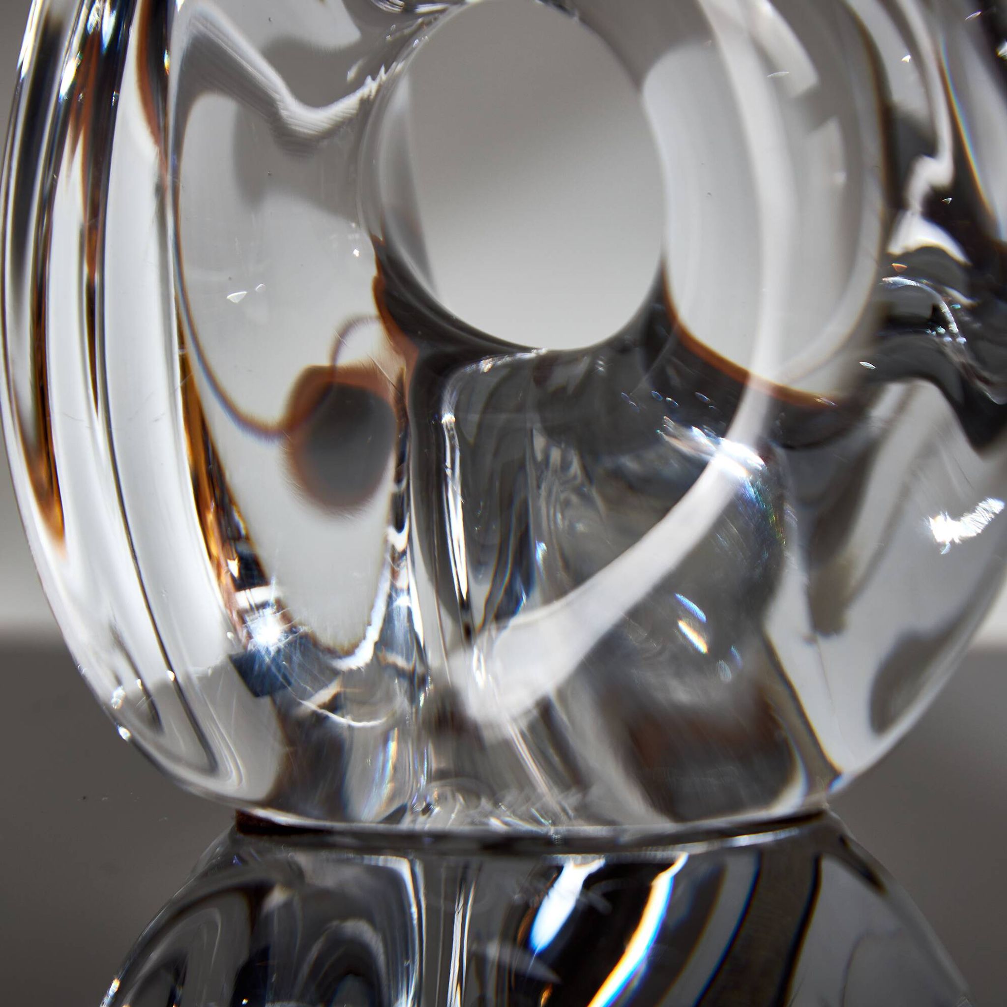 Lampe de table en cristal français par daum (mk10261)