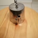 small silver-plated teapot