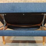 Rare multifunctional sofa/daybed with adjustable headrest 1960, restored