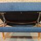 Rare multifunctional sofa/daybed with adjustable headrest 1960, restored