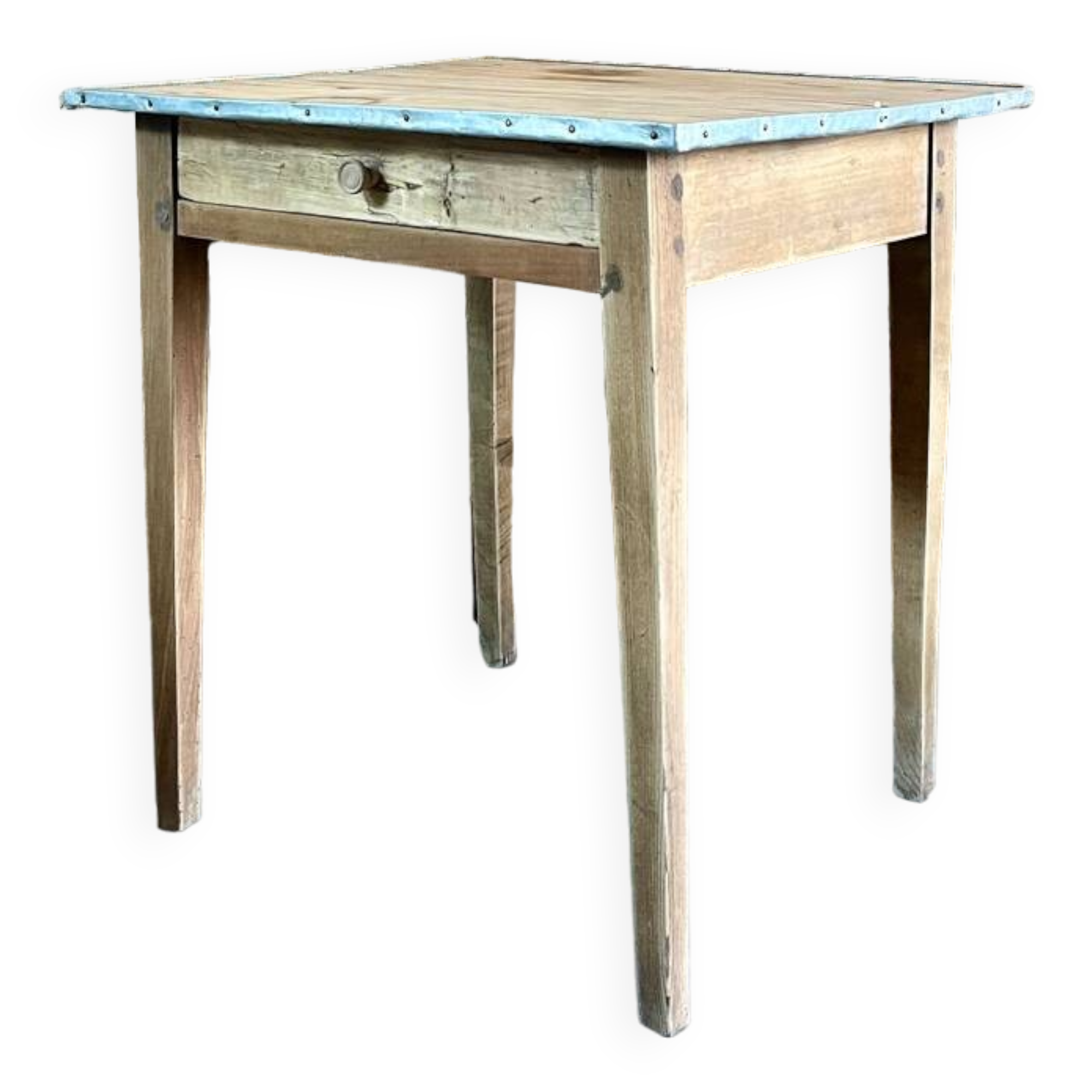 Wood and metal table