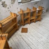 4 solid elm shelves Maison Regain