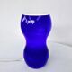 Lampe de table vintage 90's ikea design kvintant verre bleu