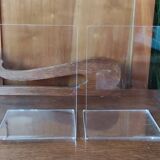 Plexiglas designer bookends