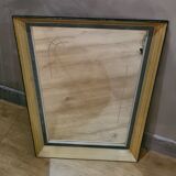chiseled asymmetrical mirror of typical pattern 1950 a 60 ,52x65x45cm