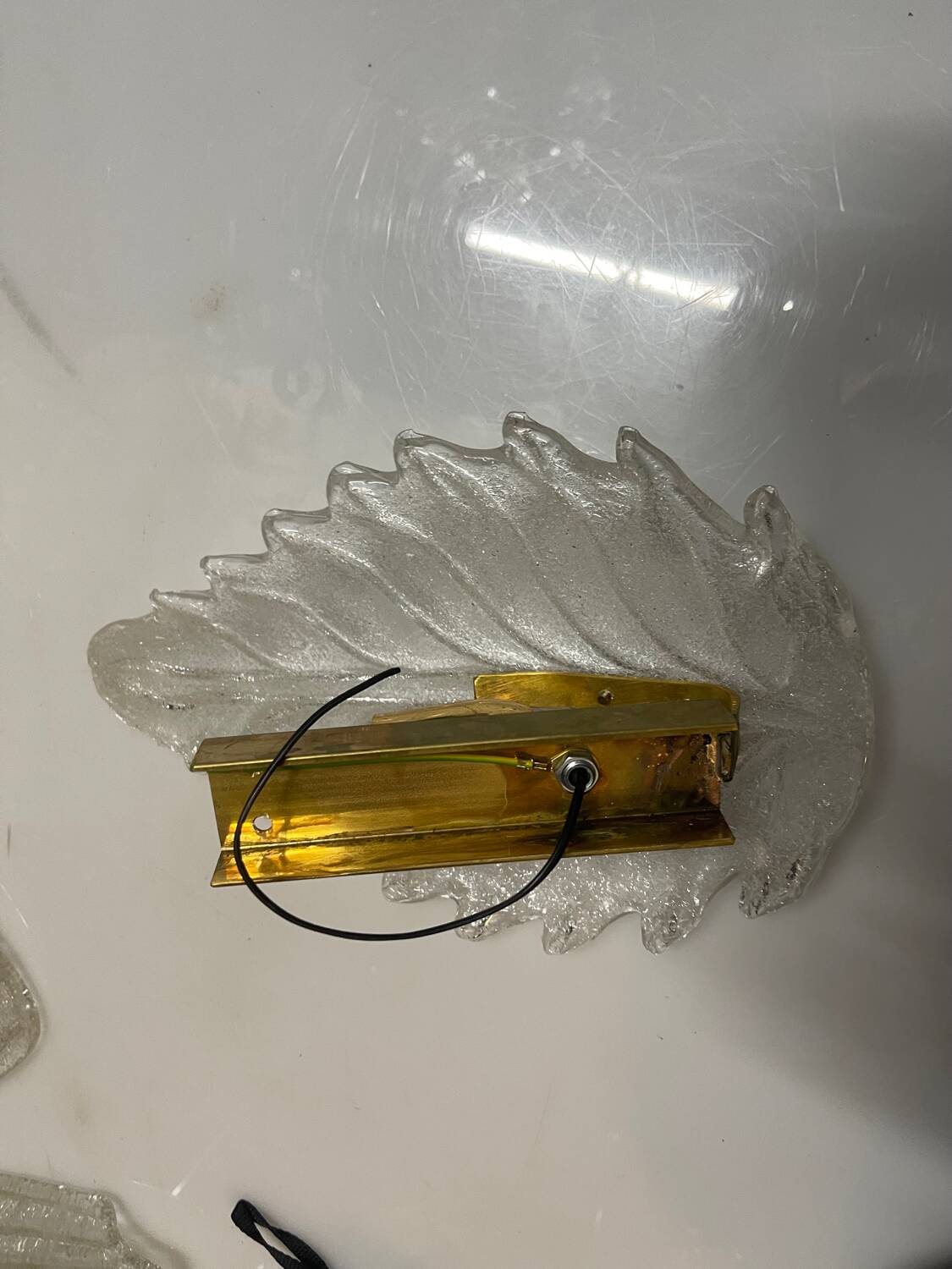 Murano Glass Sconces Set of 2 1970’s