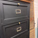 Cabinet with flaps and drawers