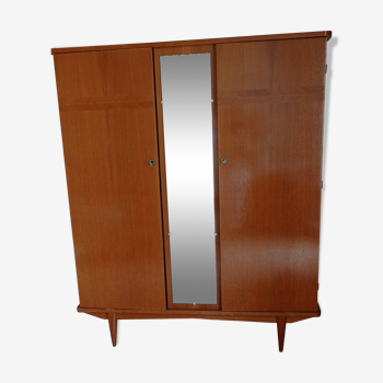 Armoire vintage bois année 1965