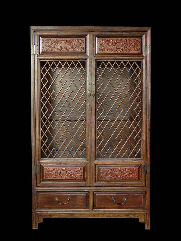 Lattice Chinese cabinet
