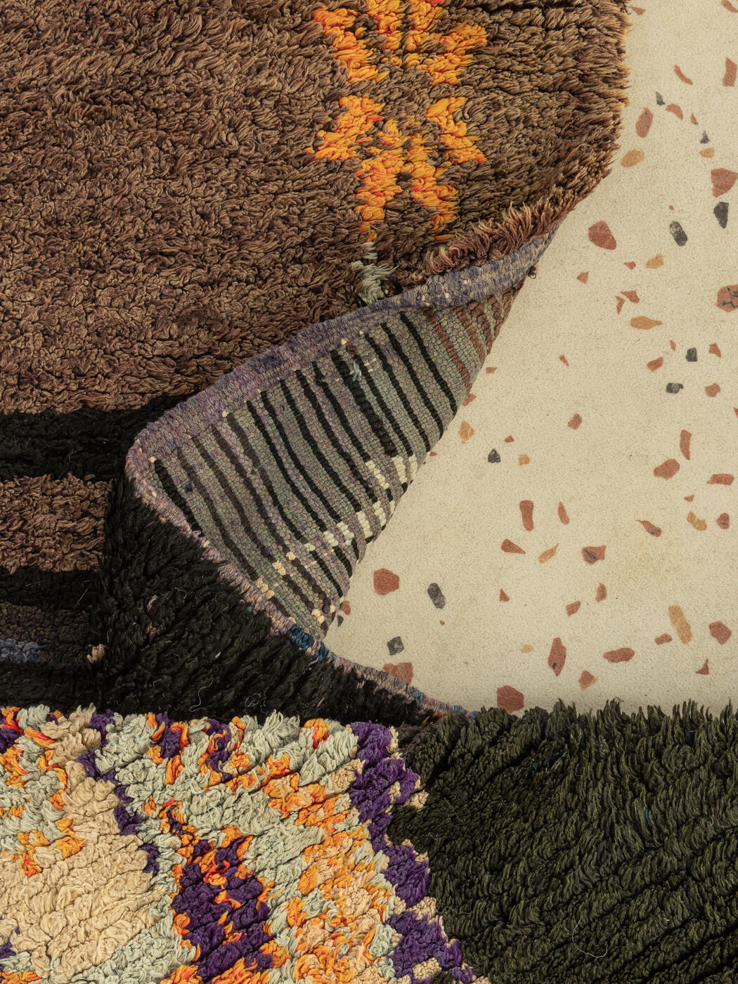 Vintage azilal, berber rug, 88 x 185