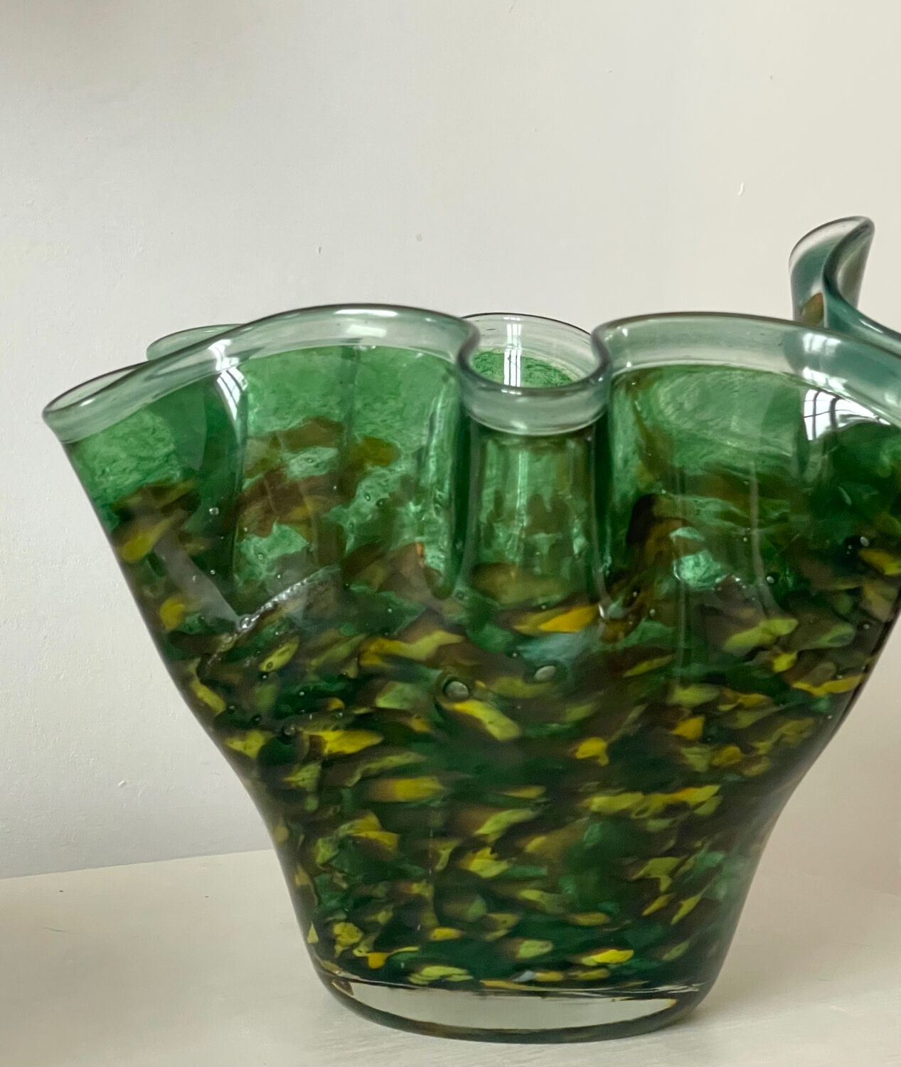 Blown glass vase 1970.