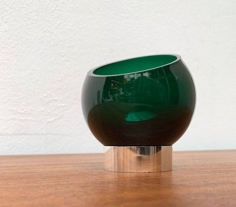 Mid-century modern German space-age glass balls by Quist, 1960s, set of 3