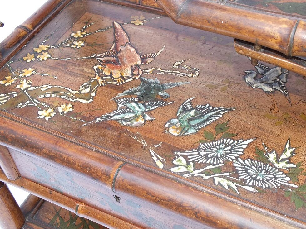 1900 extreme oriental bamboo Cabinet