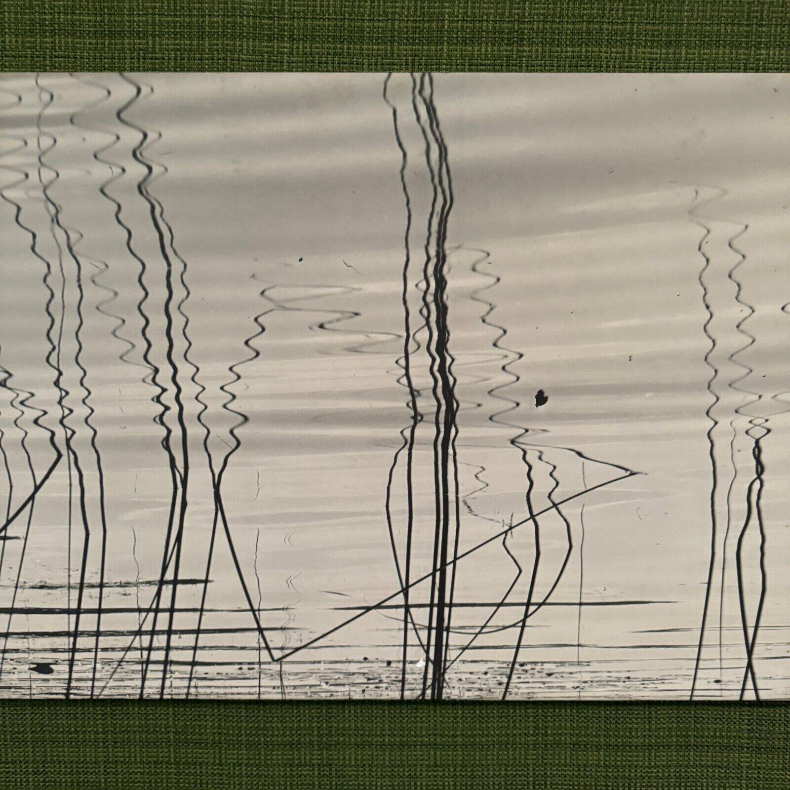 1960 modernist photo mounted on a wooden panel