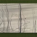 1960 modernist photo mounted on a wooden panel