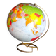 Vintage inflatable globe on stand, 1960, Taride Sevylor