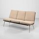 Three-Seater Sofa and Lounge Chair with Hocker by Hans Mitzlaff, Set of 3