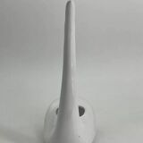 Swan-shaped ceramic flowerpot