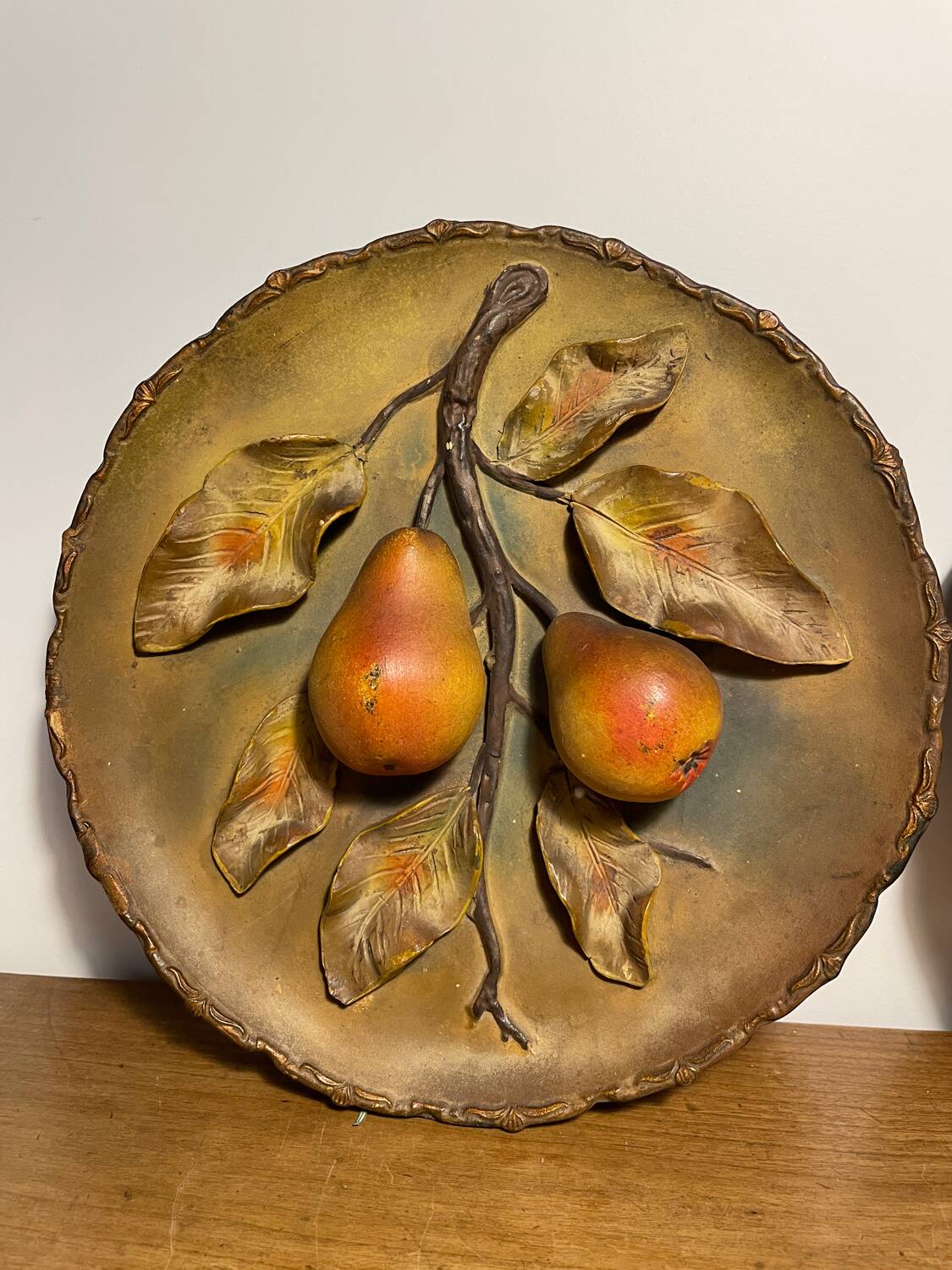 2 wall plates circa 1900