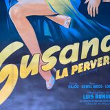 Poster "Susana the Perverse" Luis Bunuel, Rosita Quintana 120x160cm 1951