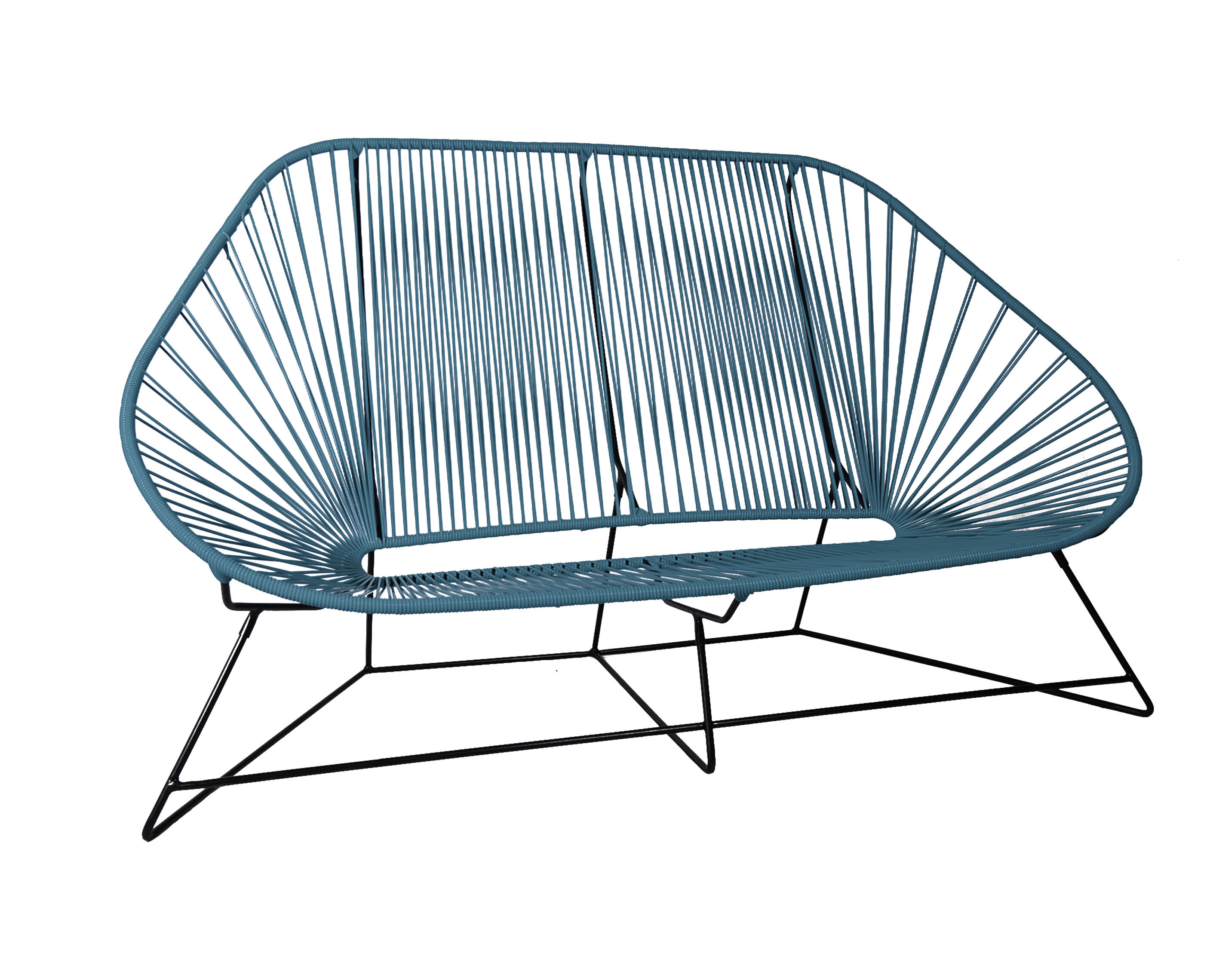 Canape 3 place blue duck Boqa