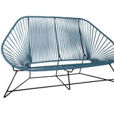 Canape 3 place blue duck Boqa